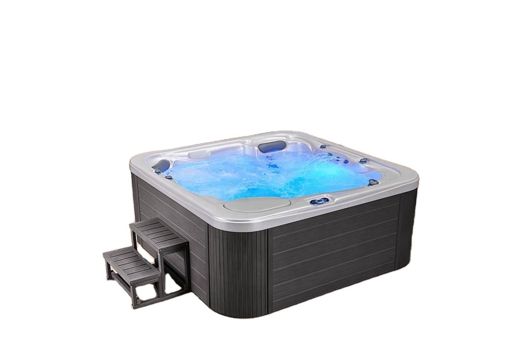 6 Persons Deluxe Balboa System America Acrylic Hot Tub Outdoor SPA with Jacuzzier Party Whirlpool with Bluetooth Waterfall