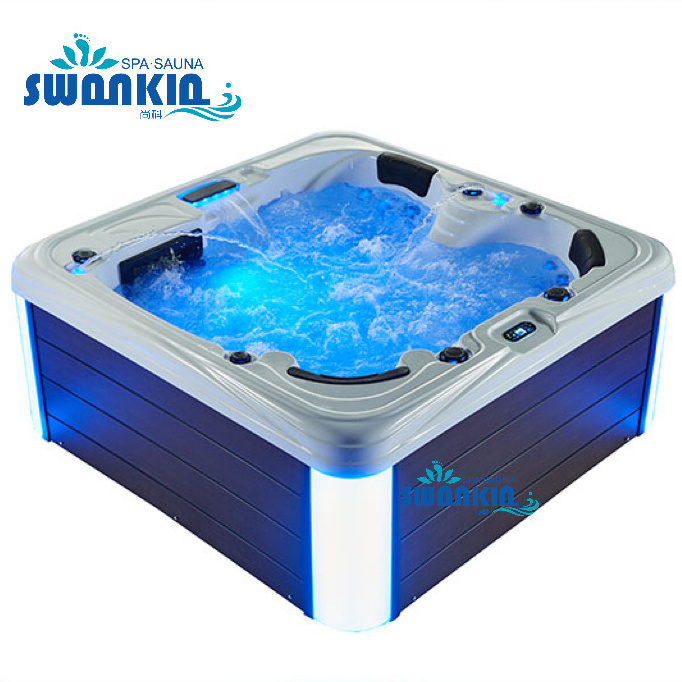 Swankia Balboa System USA Acrylic Hot Tub Outdoor Swim SPA with gazebo/ Party Bathtub with TV whirl pool