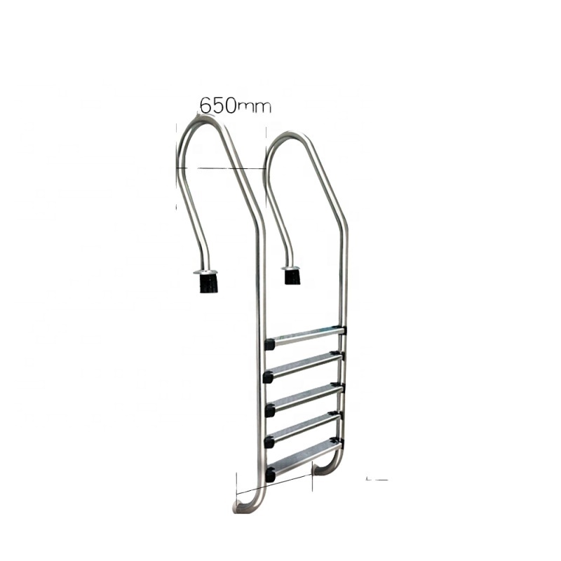 304 stainless steel  Anti-Slip Swimming Pool Ladder