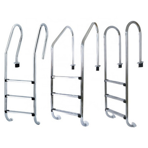 304 stainless steel  Anti-Slip Swimming Pool Ladder