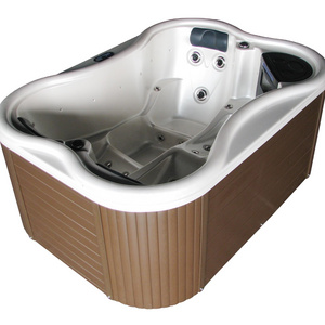 swankia Massage bath crock Spa Outdoor square portable hot tub inflatable hydro jet heat water