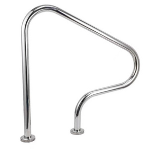 China custom made removable stainless steel swimming pool handrail for stair