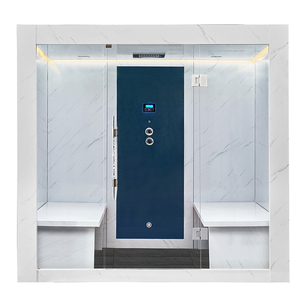 HS-SR1388 modern combined room steam shower cabin sauna