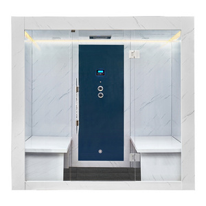 HS-SR1388 modern combined room steam shower cabin sauna