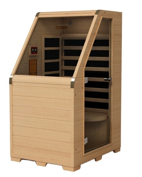 1 person ozone sauna heater hemlock portable far infrared sauna room for sale