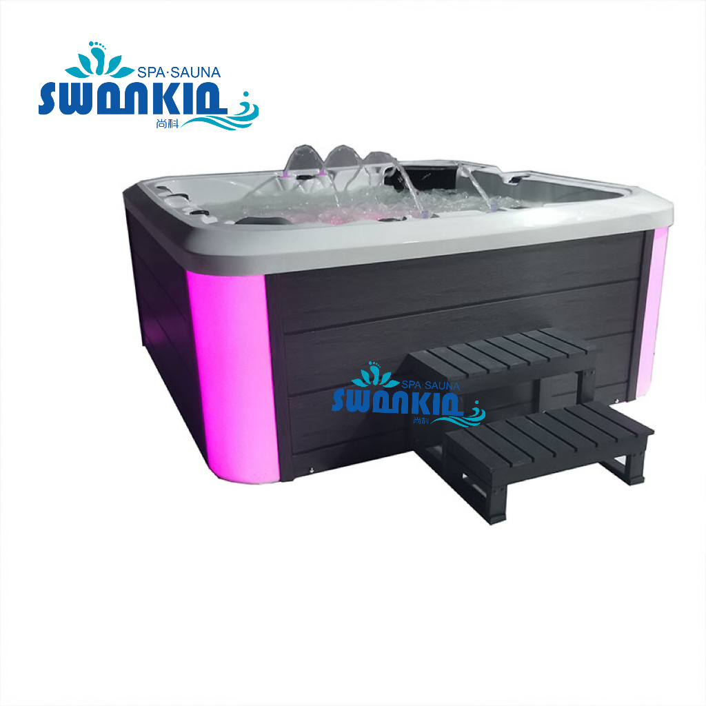 Swankia Balboa System USA Acrylic Hot Tub Outdoor Swim SPA with gazebo/ Party Bathtub with TV whirl pool