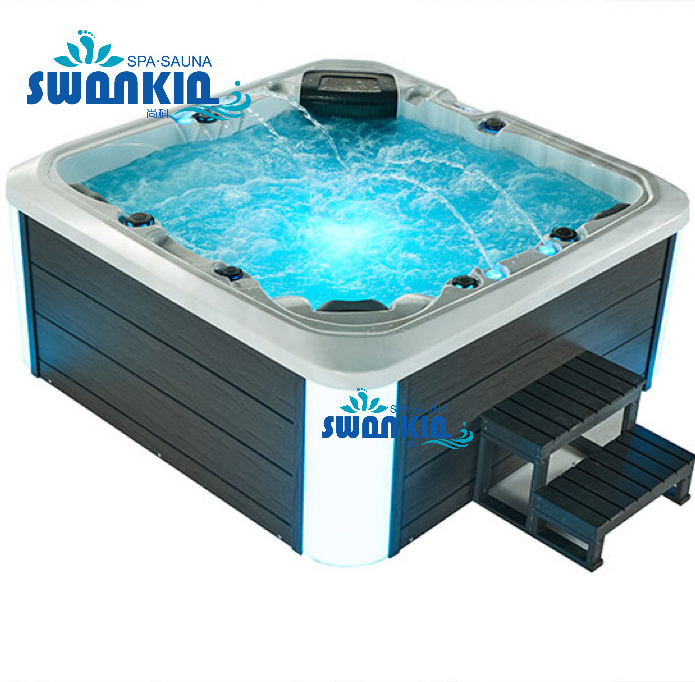 Swankia Balboa System USA Acrylic Hot Tub Outdoor Swim SPA with gazebo/ Party Bathtub with TV whirl pool