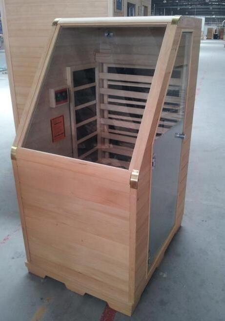 1 person ozone sauna heater hemlock portable far infrared sauna room for sale