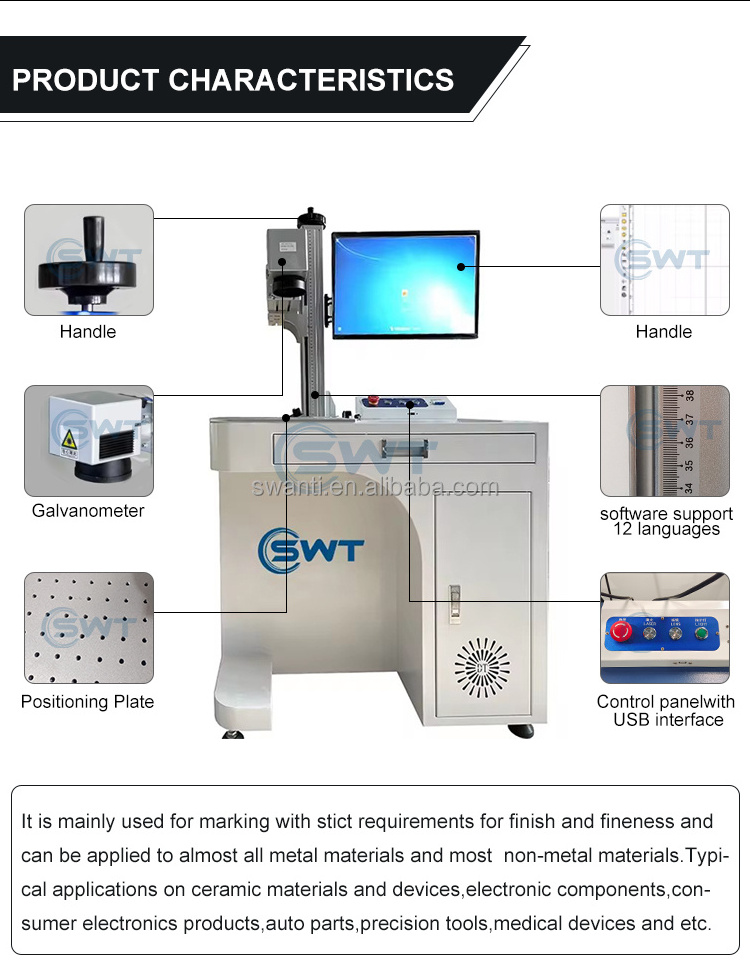 Popular Design Home Business  Laser Metal Steel Engraving Machine Jewelry Fiber Lazer Marking Marker for Factory Directly Sale