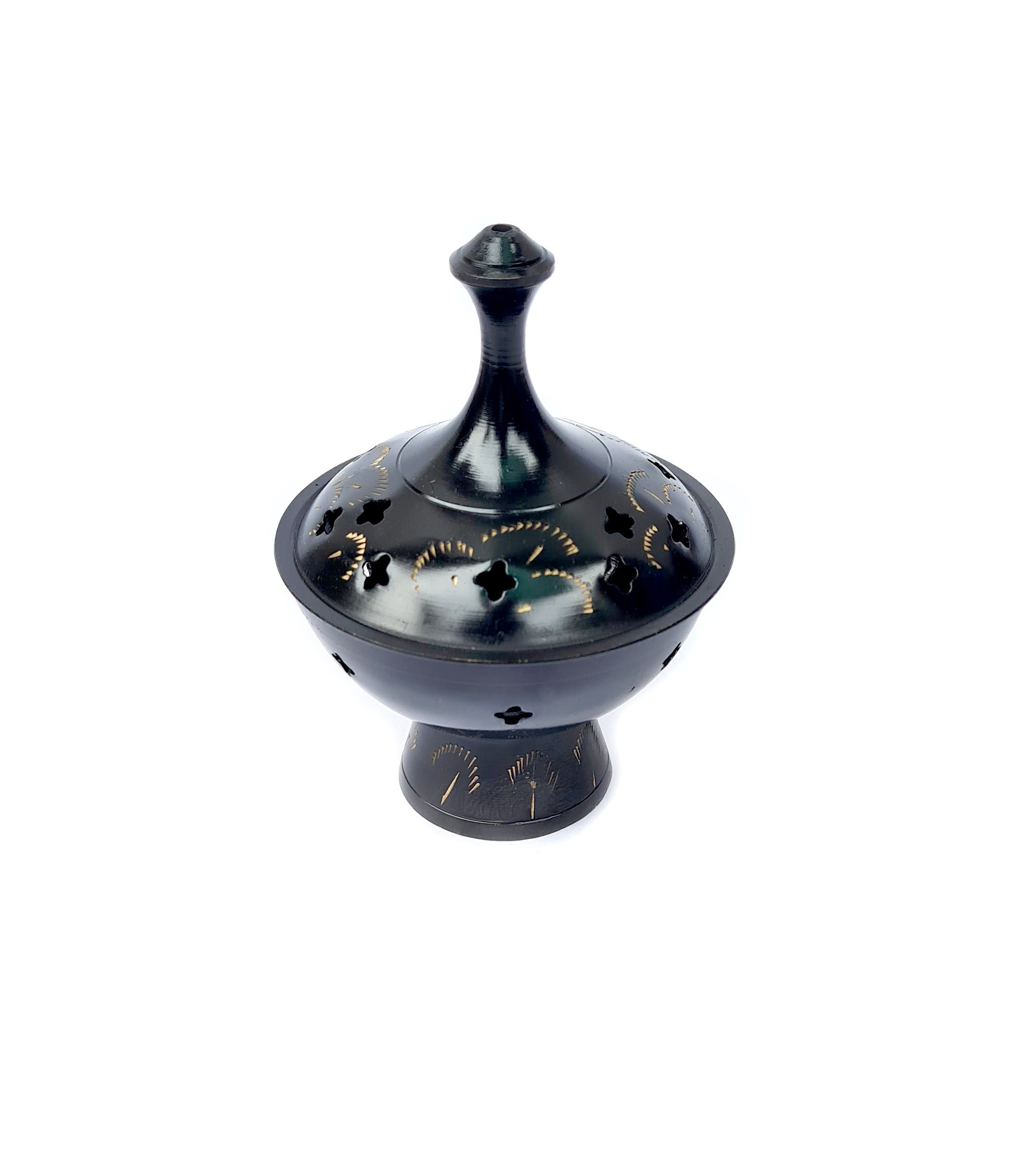 Brass Incense Bakhoor Burner for Burning Loban Dhoop for Home Fragrance Bakhoor Incense Resin Charcoal Incense Holder Burner