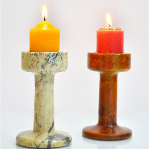 Soapstone Colored Candle Holder Votive Lamp Light Stand For Hotel Decoration Natural Stone Soapstone T - Light Candle