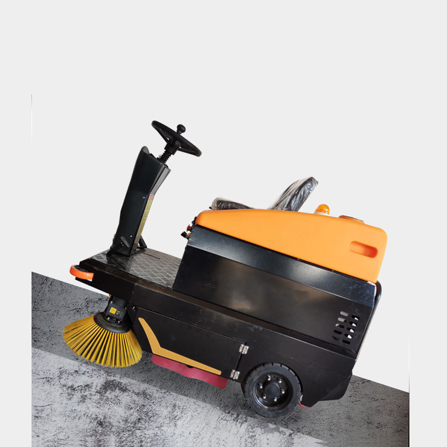 2024 small street sweeper industrial sidewalk sweeper automatic ride on road sweeper floor cleaning machine