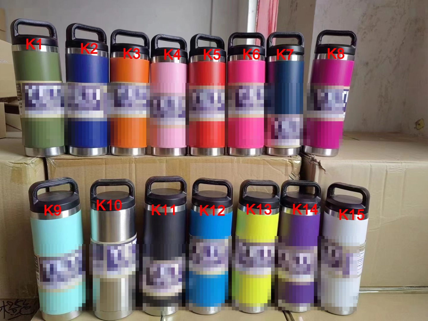 Ready to Ship 18oz 36oz YETY YETYS Stainless Steel Double Wall Vacuum Insulated Water Ramblers Bottle Thermos