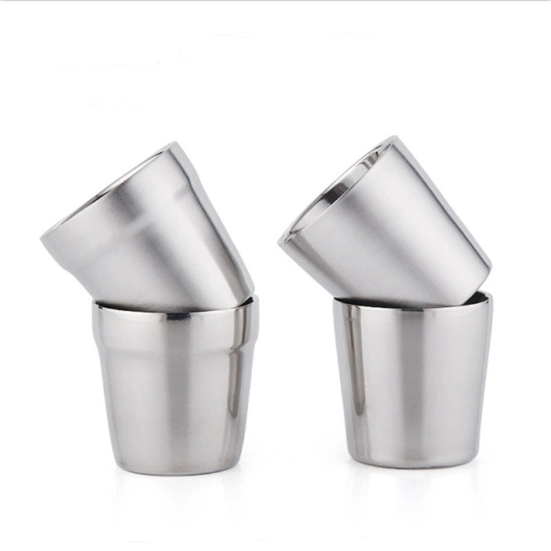 10 oz Stainless Steel Cups Double Wall Insulated Drinking Cups Metal Drinking Glasses for Kids and Adults