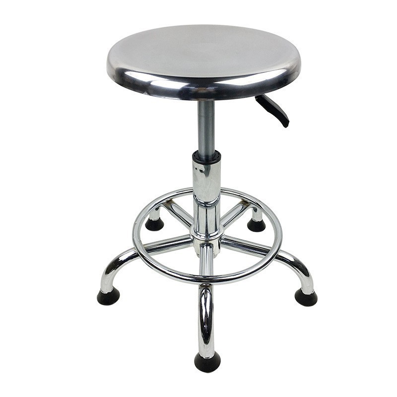 Manufacture Price Durable Anti-acid Round Lab Lifting Stainless Steel Stool