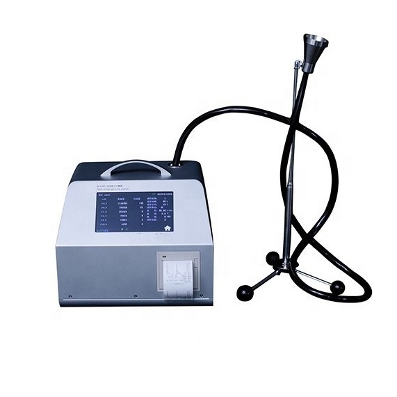 2.83 28.3 50 100 Liter Inflow Air Particle Counter Portable Dust Laser Optical Particle Counter