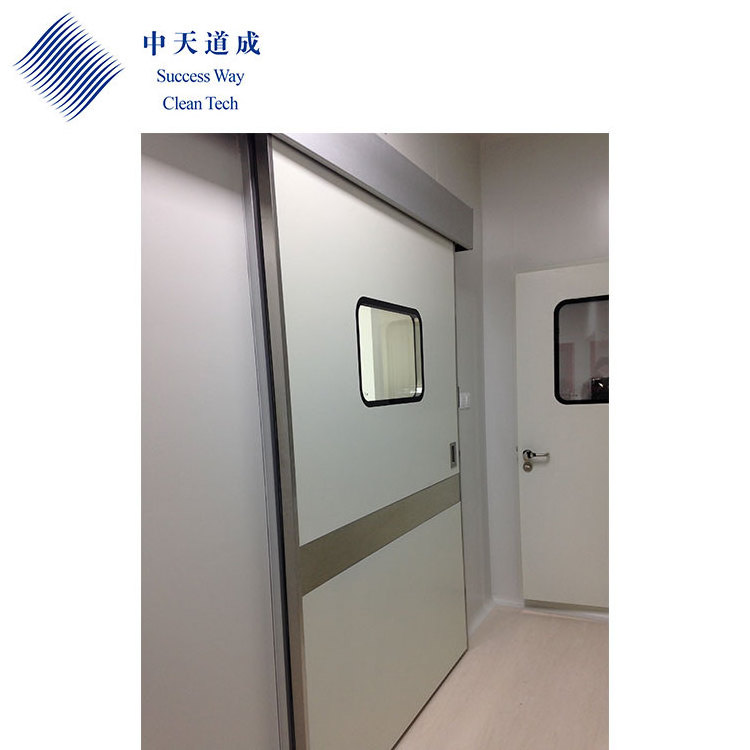 Cleanroom hospital automatic and manual sliding door