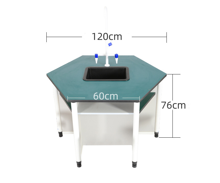 Chemistry Laboratory Work Bench Table Corner Dental Lab Work Bench