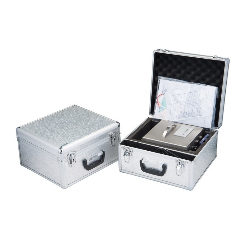 2.83 28.3 50 100 Liter Inflow Air Particle Counter Portable Dust Laser Optical Particle Counter