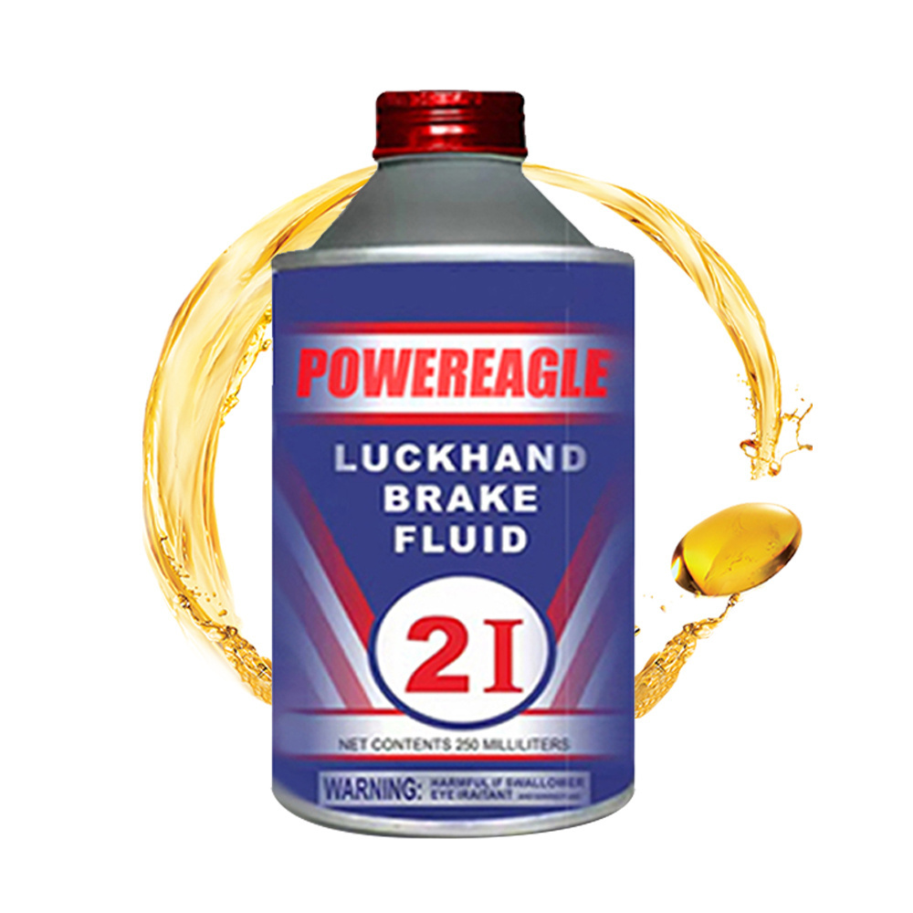 250ml Plastic bottle/Iron Can Heavy Duty hydraulic brake fluid dot3 and Heavy Duty hydraulic brake fluid dot4 brake fluid