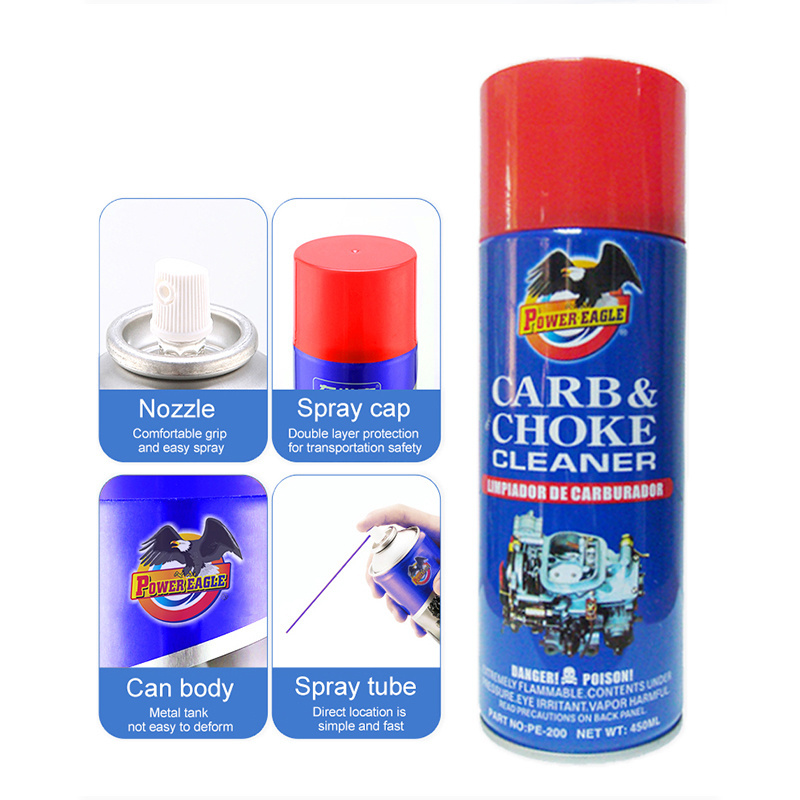 OEM Car Motorcycle Carburator Cleaner Spray Carburetor Manifold Carb & Choke Carburetor Cleaner