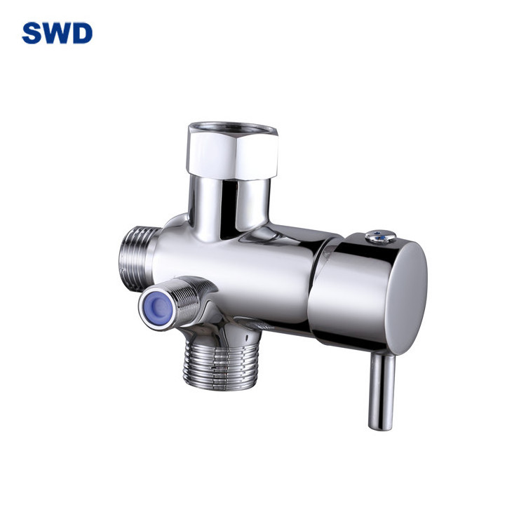 China OEM supplier custom Brass 4 Way T-adapter Diverter Shower Mixer Valve