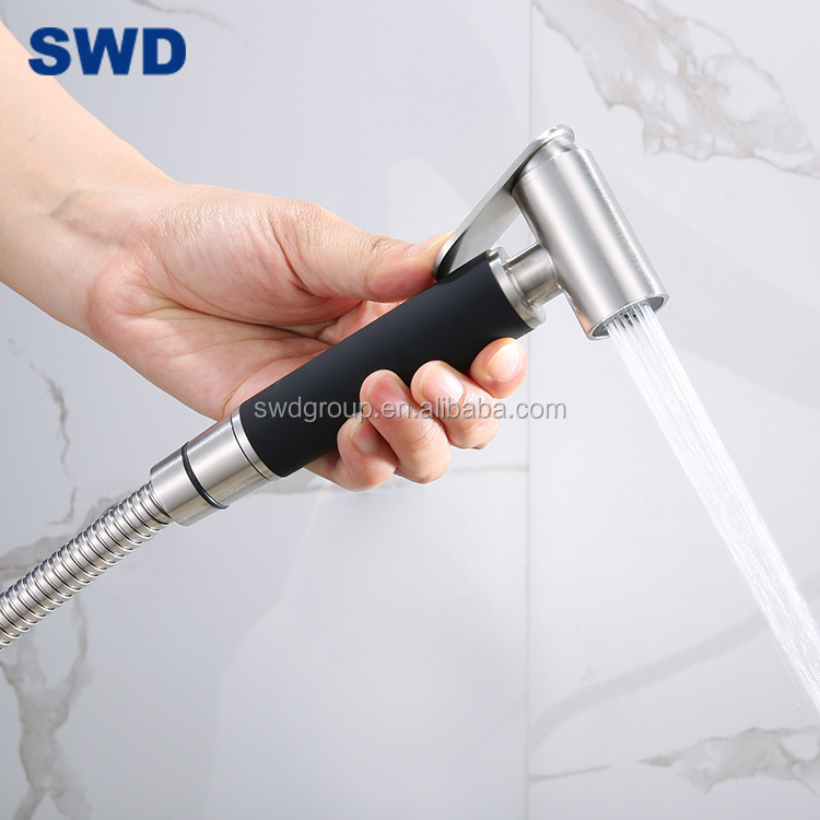 Toilet Bidet Sprayer Of Stainless Steel Diaper Douche Handheld Woman Cloth Diaper hand held bidet sprayer for toilet