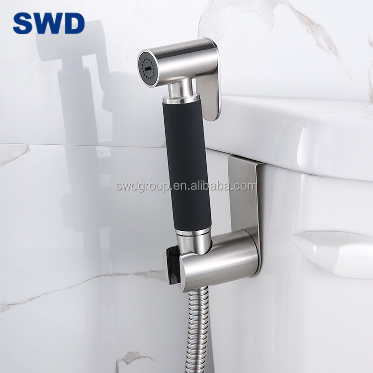 Toilet Bidet Sprayer Of Stainless Steel Diaper Douche Handheld Woman Cloth Diaper hand held bidet sprayer for toilet