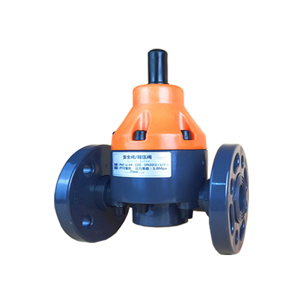 DN65 PVC safety pressure valve plastic valve back pressure valve for chemical