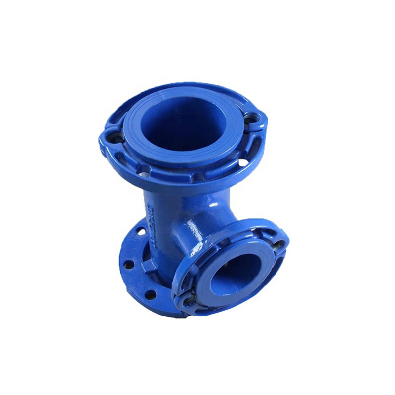 Ductile Iron Pipe Fitting Equal Tee Connect Flange All Flanged Tee