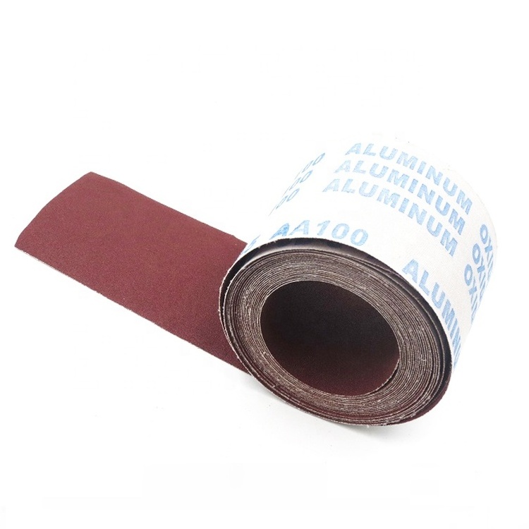 SATC 100mmx50m abrasive emery handmade Aluminum Oxide sanding cloth roll