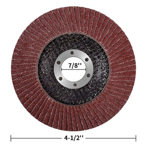 50-Piece 4-1/2" Flap Disc 40 Grit 4.5" x 7/8" Abrasive Grinding Wheels for Angle Grinder Sanding and Grinding Tools