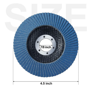 10pcs 4-1/2\" Flap Disc 40 60 80 120 Grit Sanding Grinding Wheels for Angle Grinder Abrasive Tools