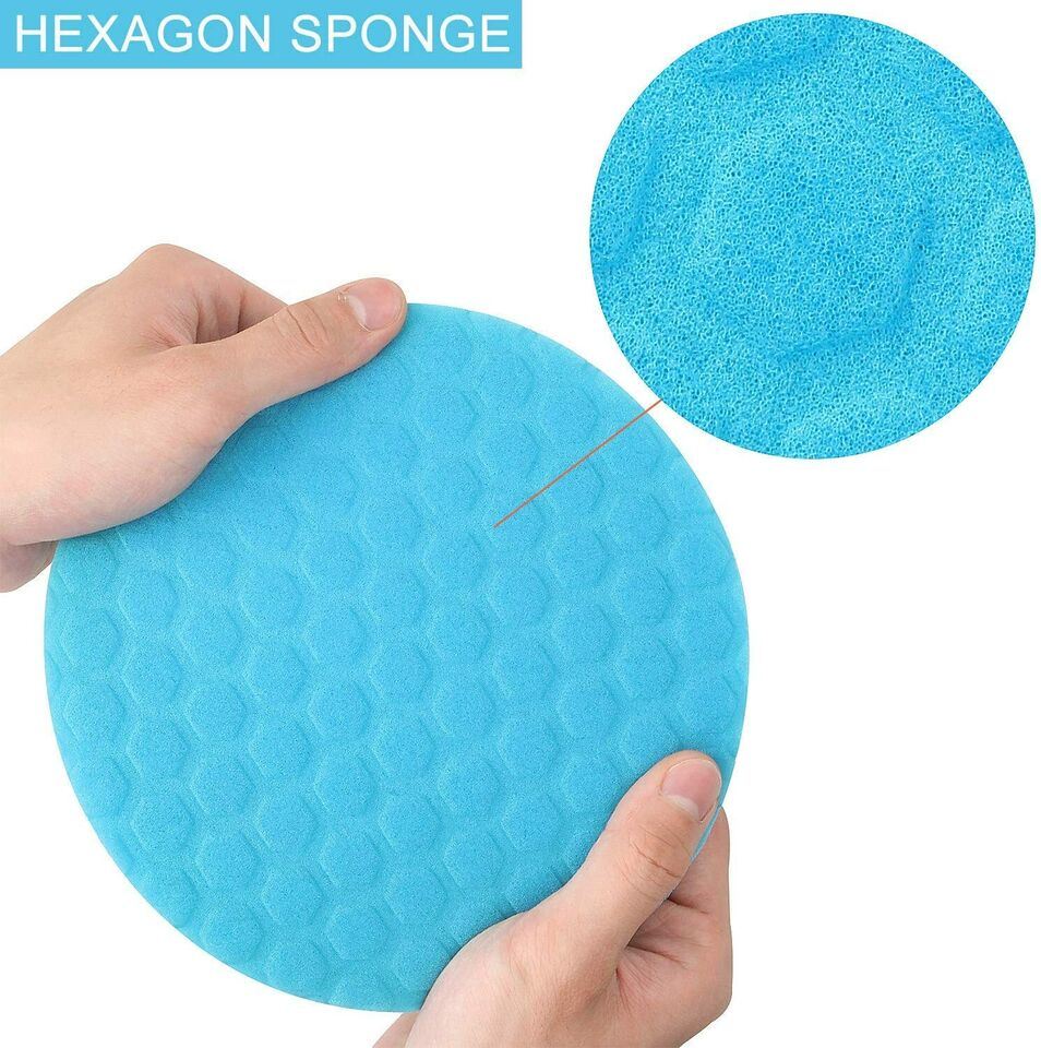 5-Piece 6-Inch Car Polishing Pad Foam Buffer for Waxing Finishing Buffing Wheel Essential Tool for Car Polisher