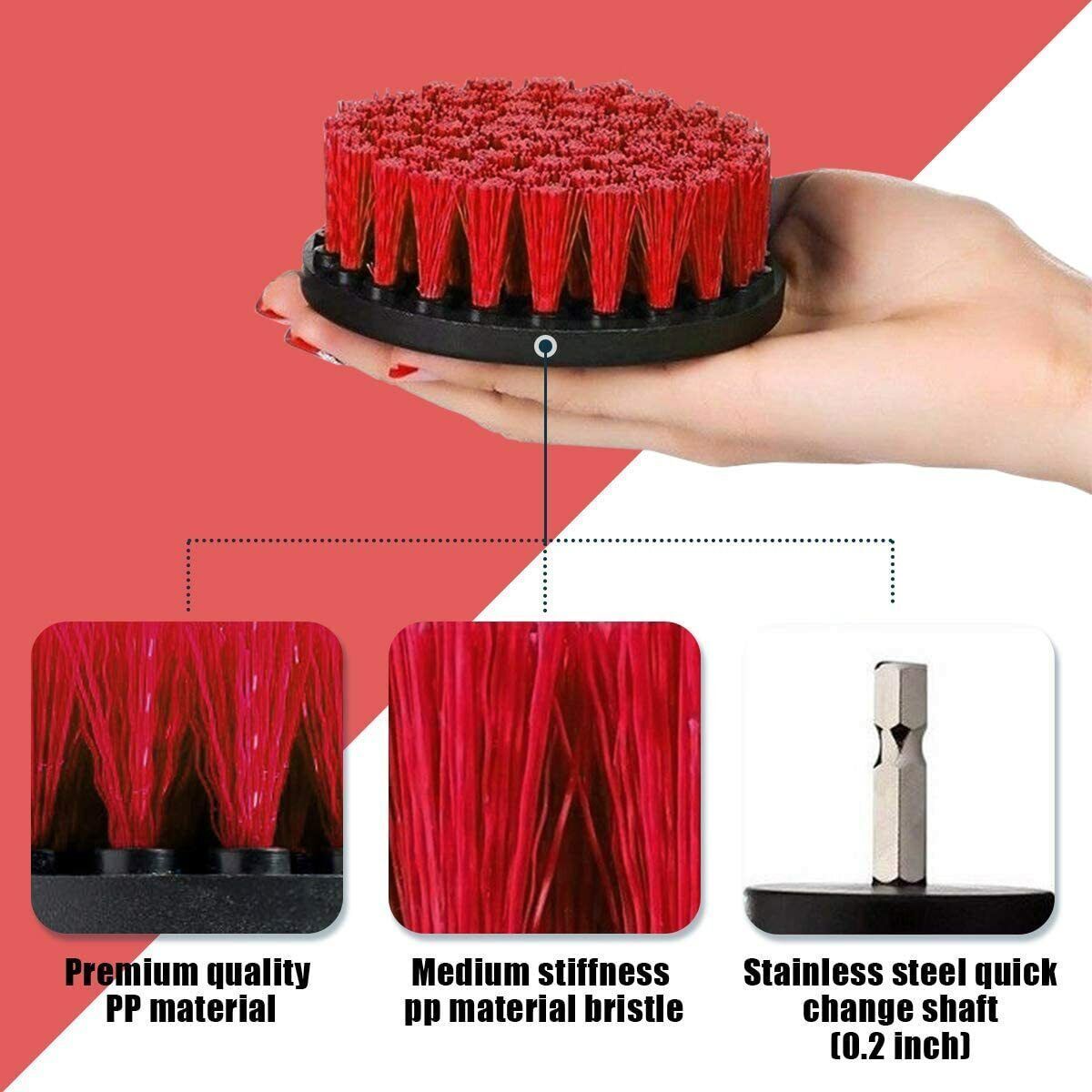 14pcs Power Scrubber Polishing Buffing Pads Kit Drill Brush Attachment Set for Convenient Scrubbing 1000v insulated tools