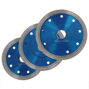 SATC diatool 105/115/ 125mm Hot Pressed Super Thin Turbo Diamond Cutting Disc Saw Blade For Granite Ceramic Tile Marble