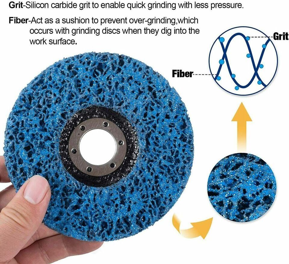 3-Piece Poly Strip Clean Disc Set 4-1/2