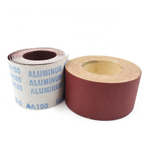 SATC 100mmx50m abrasive emery handmade Aluminum Oxide sanding cloth roll