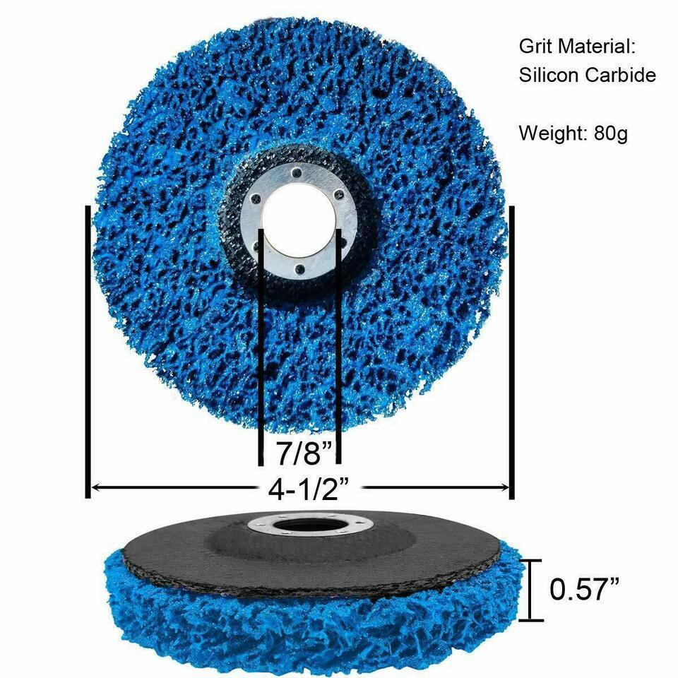 3-Piece Poly Strip Clean Disc Set 4-1/2