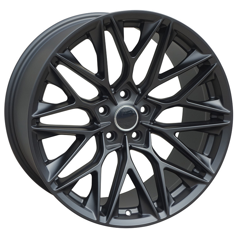 Black alloy deep concave dish two piece forged wheels 20 5x108 5x112 rims 15 inch 4 holes passenger car wheels