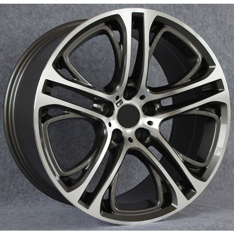 High quality popular design car aluminum alloy rims 5x112 26x16 black alloy deep dish forged wheel for bmw amg dodge charger