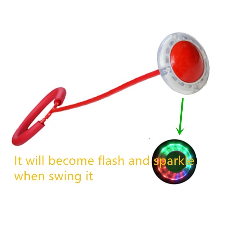 Flashing Jumping Ring  Swing Ball for Kids