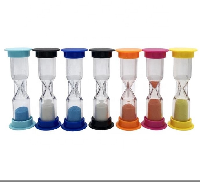 Colorful Hour glass Sand glass 1minute  Sand Clock Timers