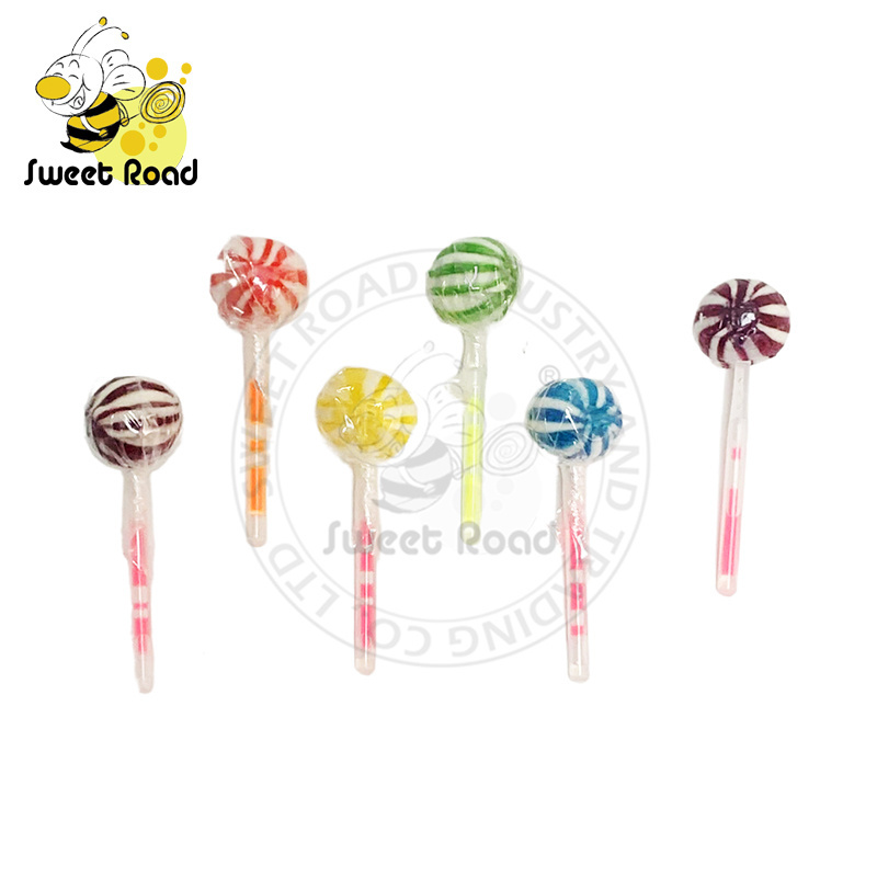 Fast Food Lollipops Round Shape Glow Stick Fluorescent Lollipop