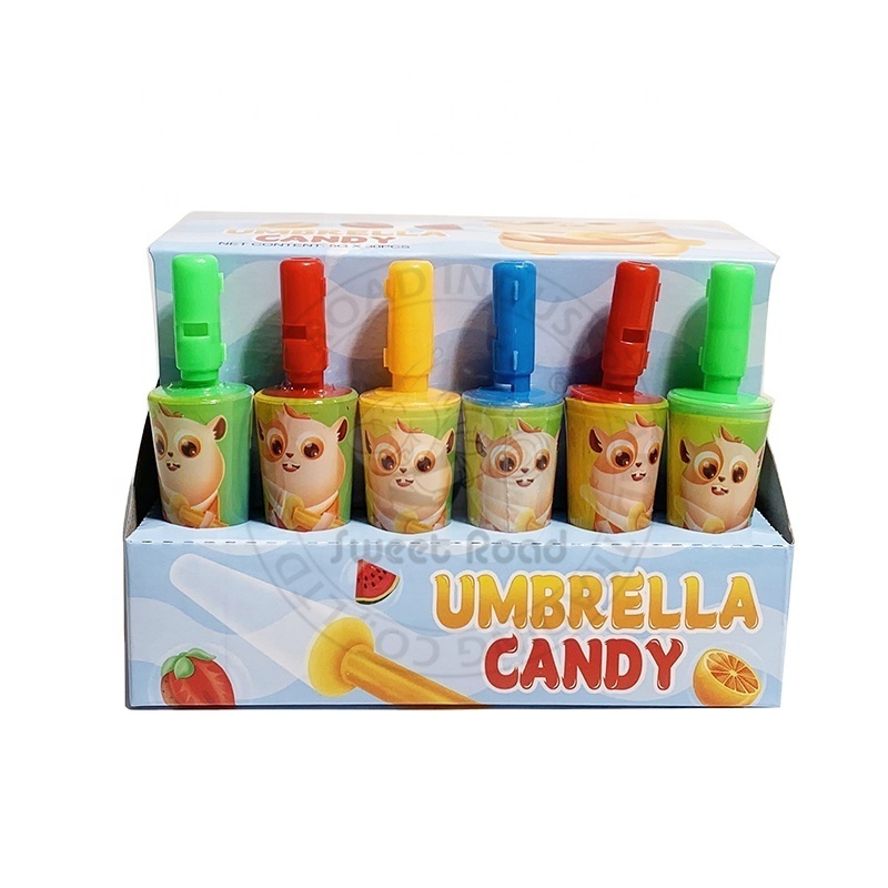 Umbrella Candy with Chewing Fruit Gum Candy