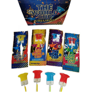 Football Uniforms Shaped Light Stick Glow in the Dark Lollipop Candy