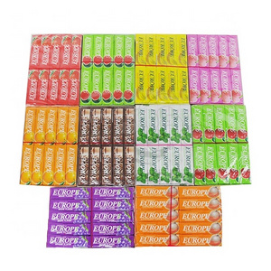 10 Flavours Europe Chewing Gum Fruit Chewing Gum