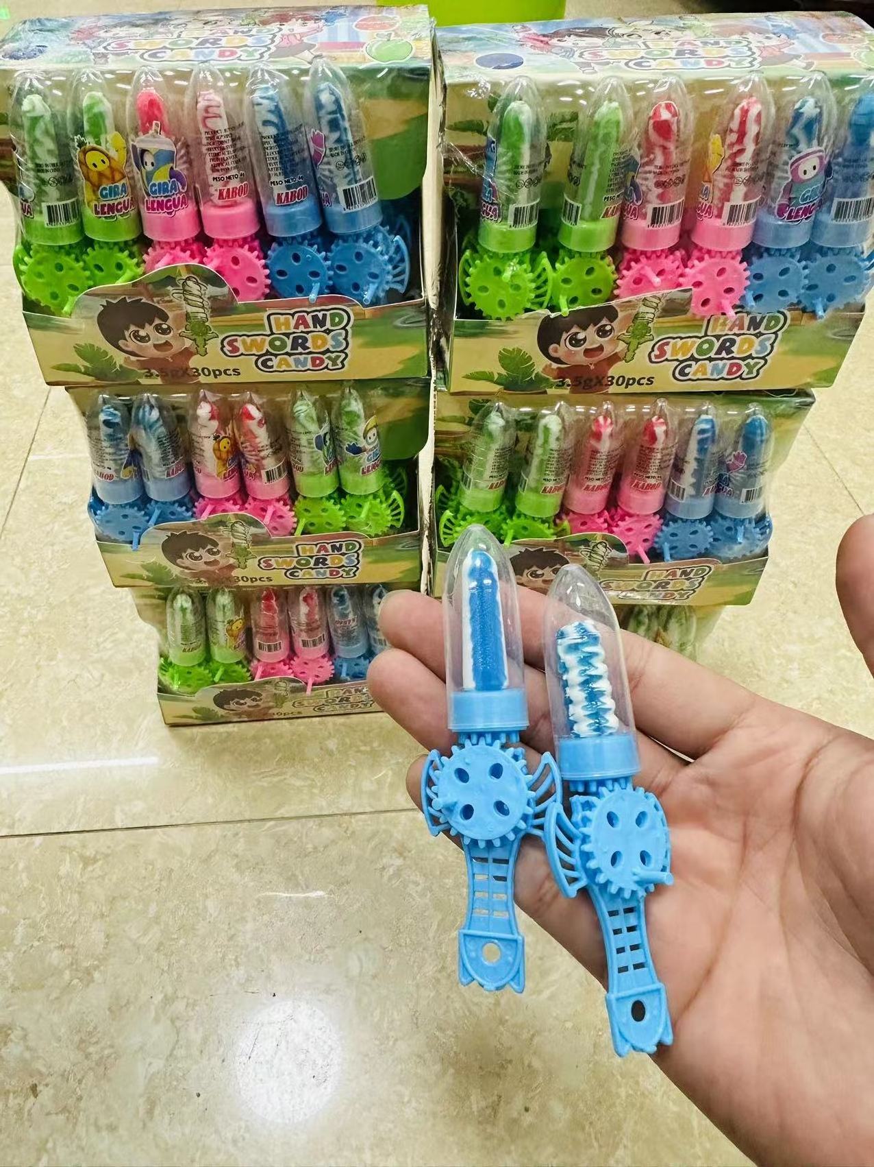 Wholesale Hand Swords Candy Marshmallow Candy Manufacturer Sweet Candy Sales Toys