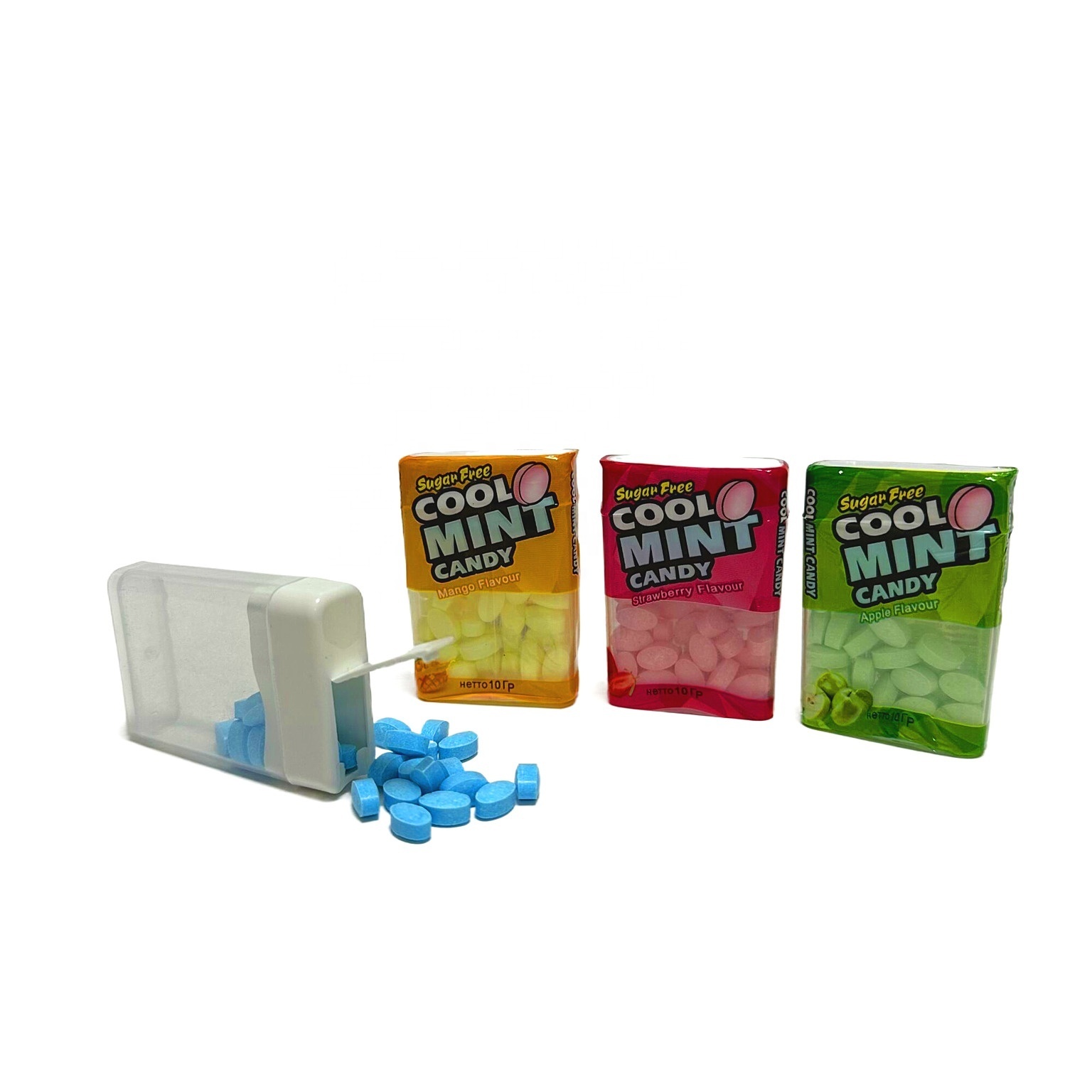 Fruit flavor cool mint candy fruit mint candy