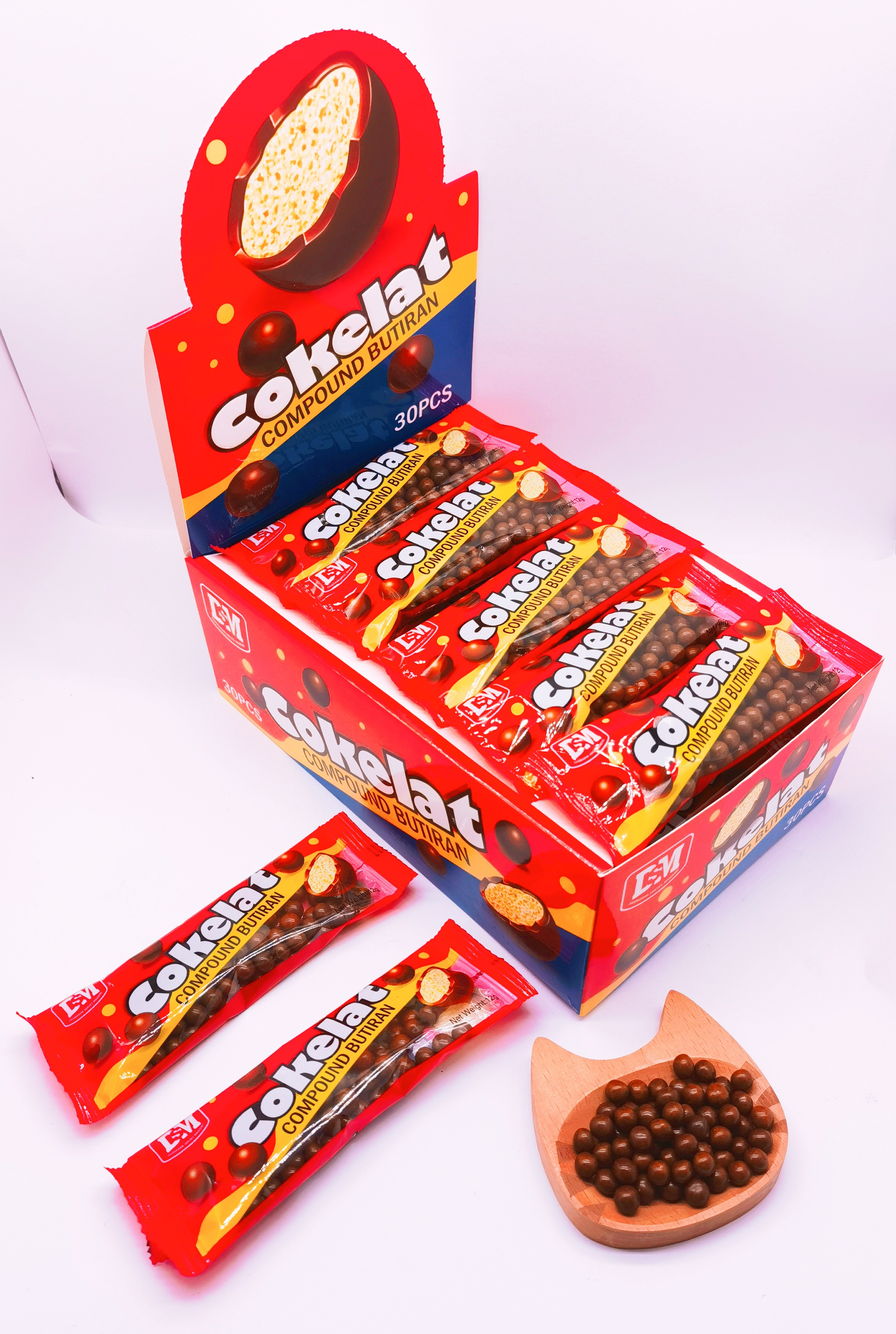 Best Selling Chocolate Ball Chocolate With Biscuit Candy Manufacturer Delicious Chocolate